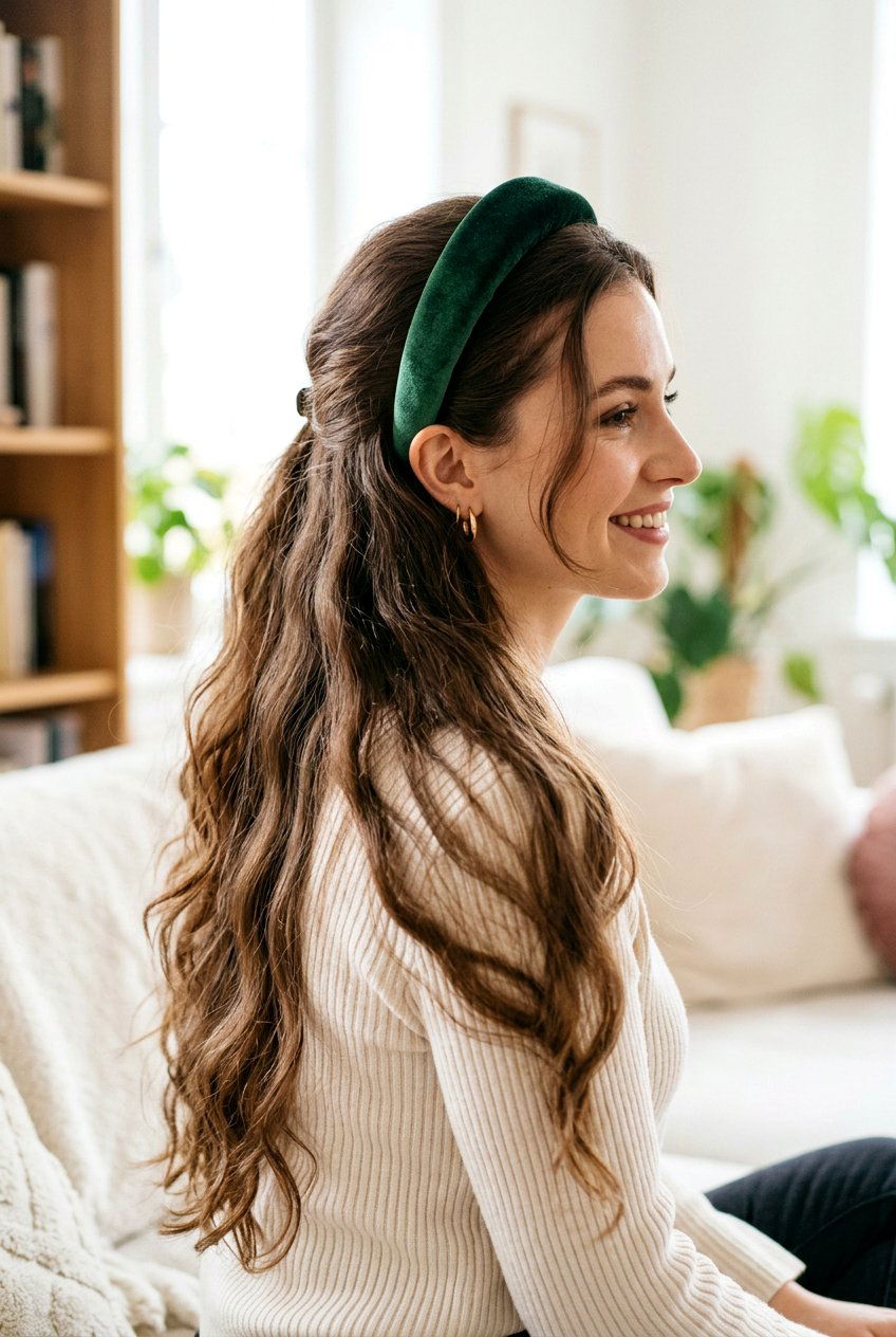 Headband Hairstyle For Long Hair - 20 easy hairstyles for long hair - 20 easy hairstyles for long hair