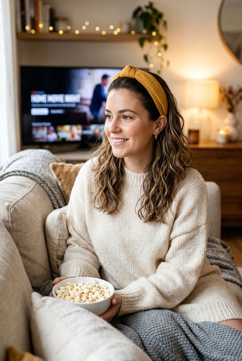 Headband Movie Night Hair - 20 movie night hairstyles - 20 movie night hairstyles