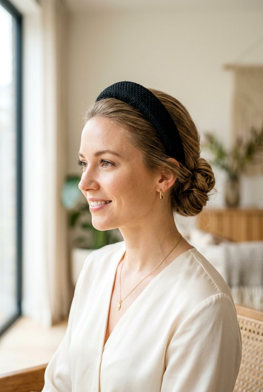 Headband Textured Bun For Fine Hair - 20 textured bun for fine hair - 20 textured bun for fine hair