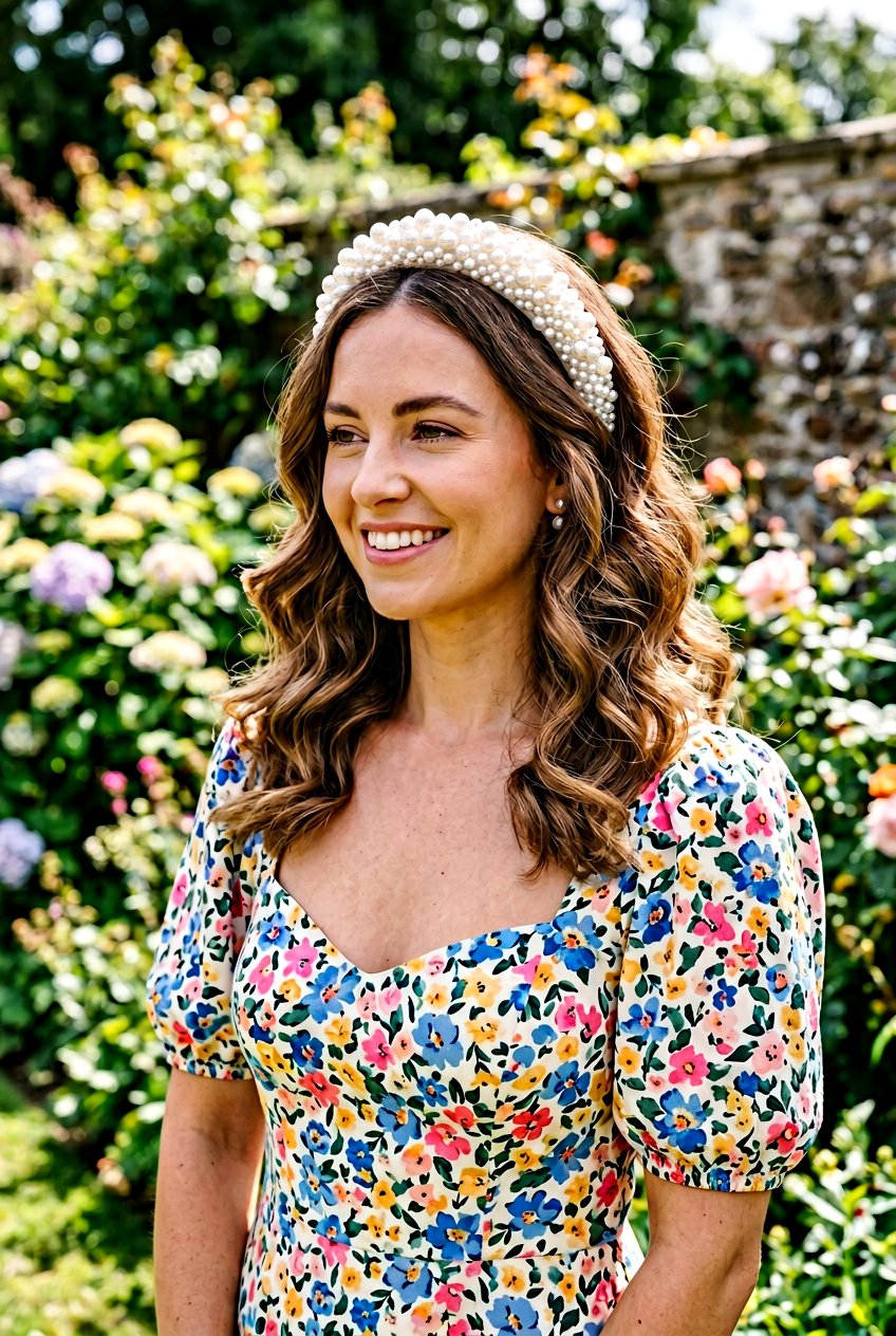 Headband Tucked Waves - 20 picture day hairstyle for shoulder length hair - 20 picture day hairstyle for shoulder length hair