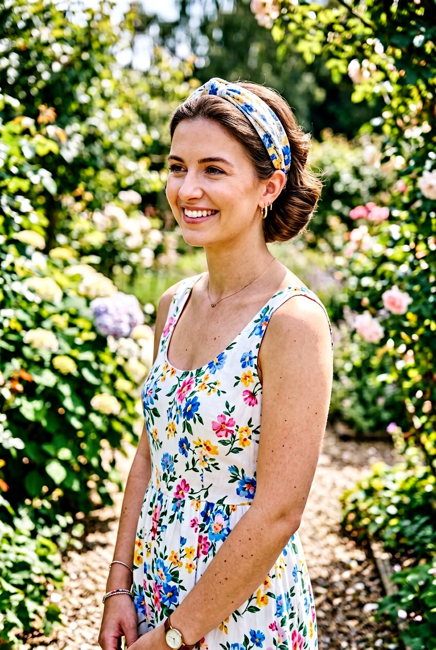 Headband Tucked Waves - 20 airport hairstyle for medium hair - 20 airport hairstyle for medium hair