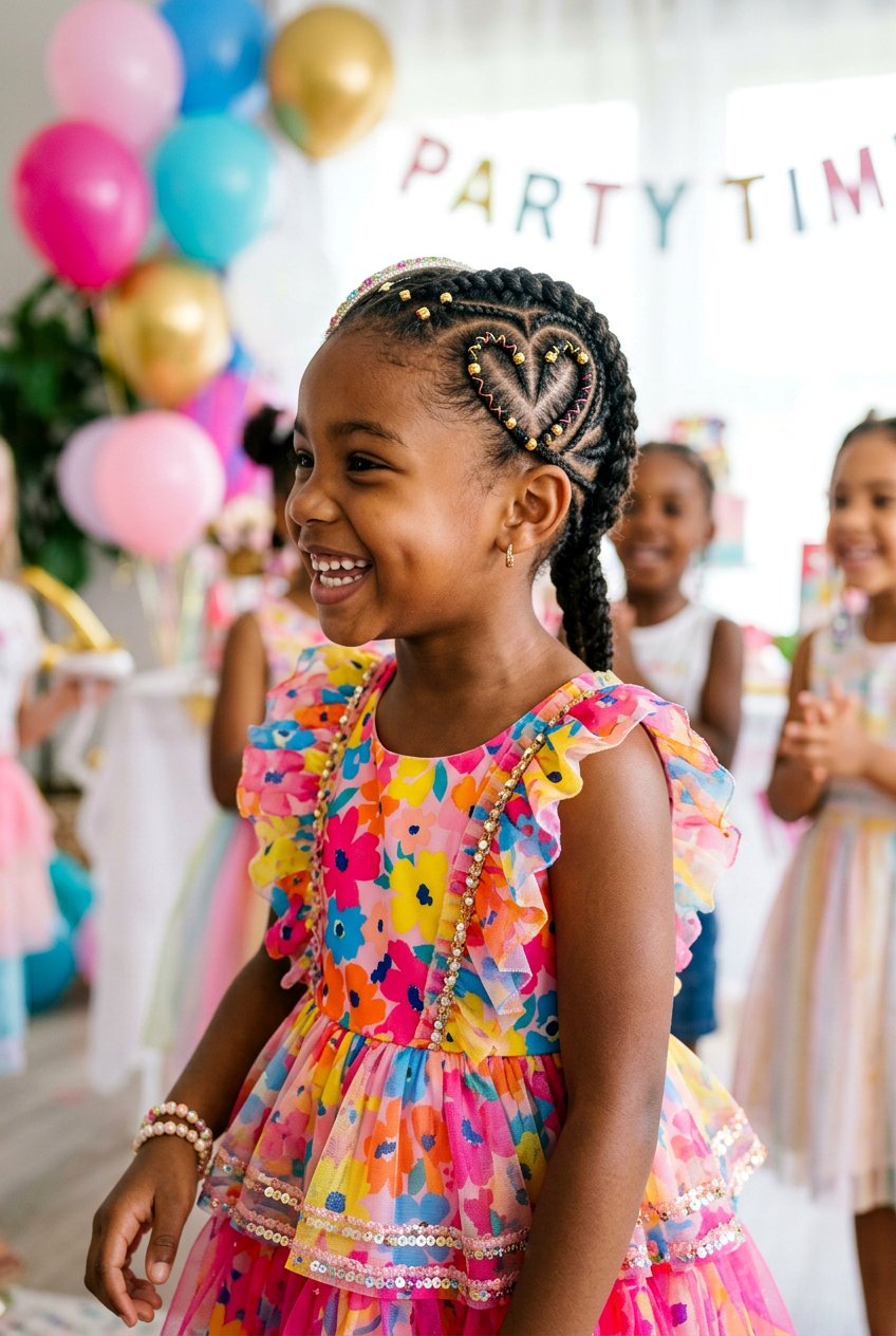 Heart Braid For Girls - 20 birthday braid styles for girls - 20 birthday braid styles for girls