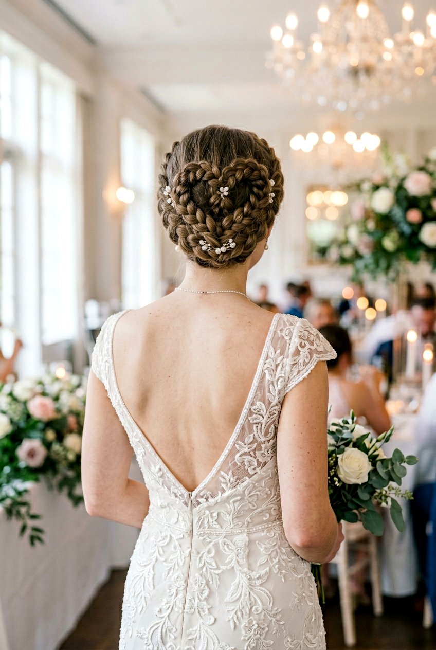 Heart Crown Braid For Special Occasions - 20 braided heart hairstyle - 20 braided heart hairstyle