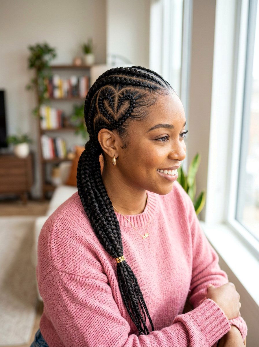 20 Sleek Straight Back Cornrows With Ponytail Looks To Try