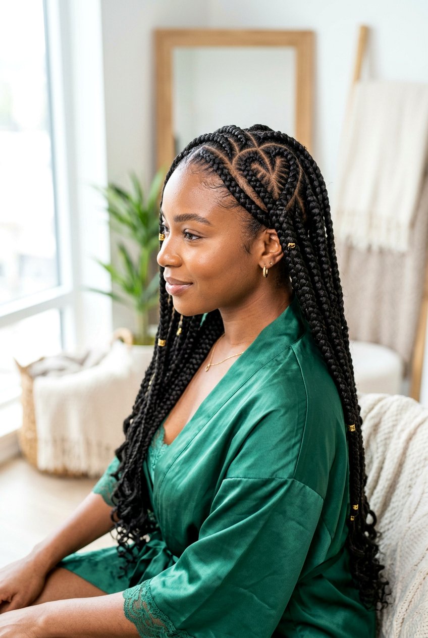 20 Adorable Heart Part Braids Styles You Absolutely Must Try