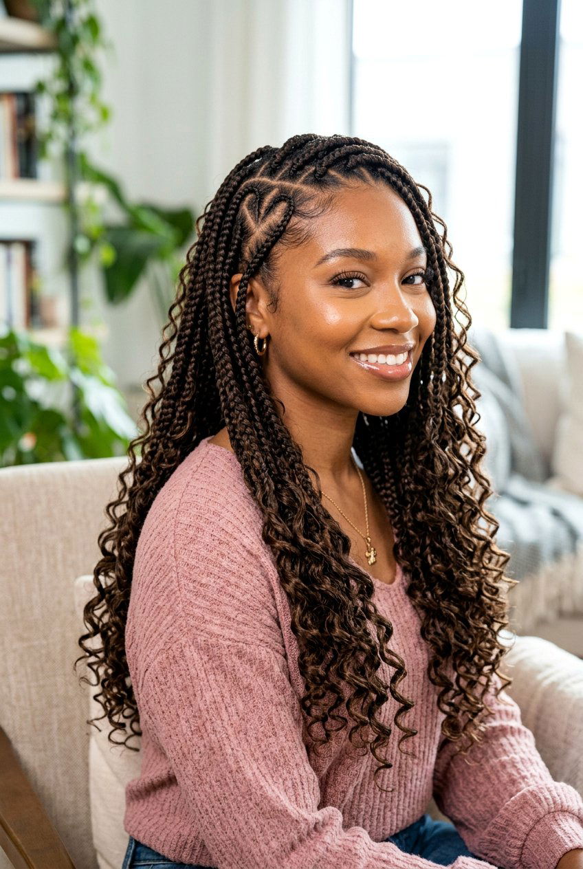 20 Stunning Goddess Knotless Braids Styles You Need to See