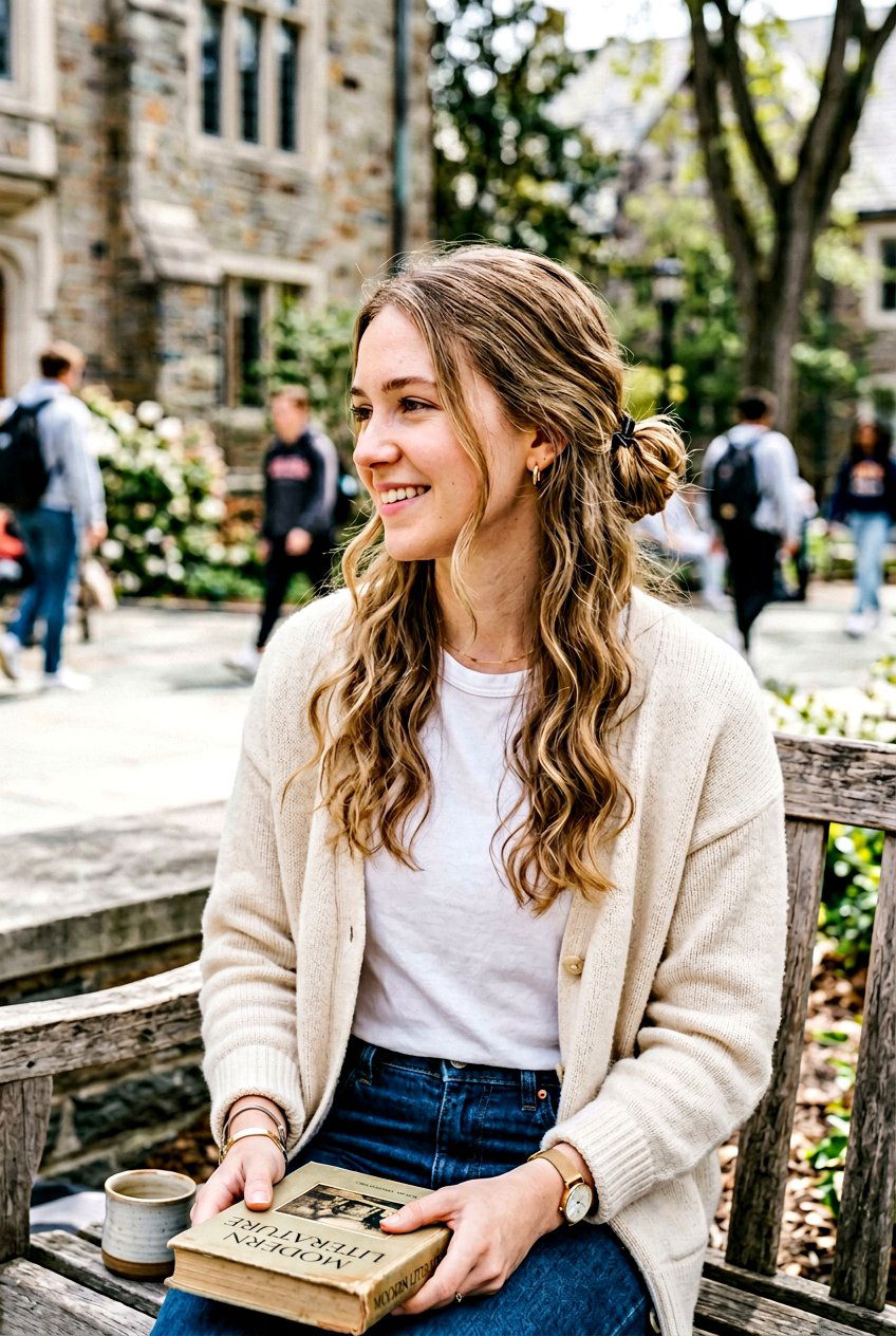 Heatless Low Bun Waves For Fine Hair - 20 heatless curls for college girls - 20 heatless curls for college girls