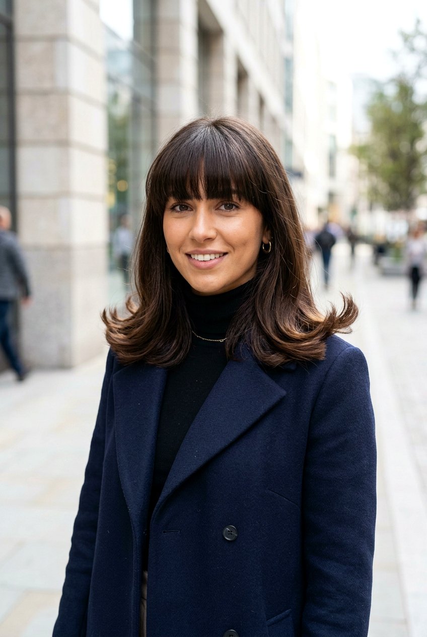 Heavy Bangs Flip - 20 90s flip haircut for medium hair - 20 90s flip haircut for medium hair