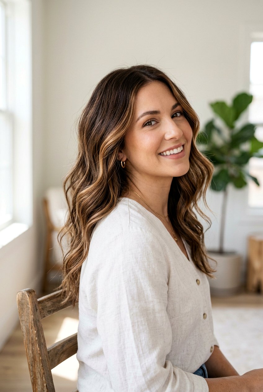 Hickory Brown Balayage - 20 hickory brown hair color - 20 hickory brown hair color