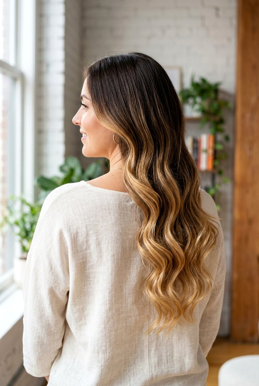 Hickory Brown to Blonde Ombre - 20 hickory brown hair color - 20 hickory brown hair color