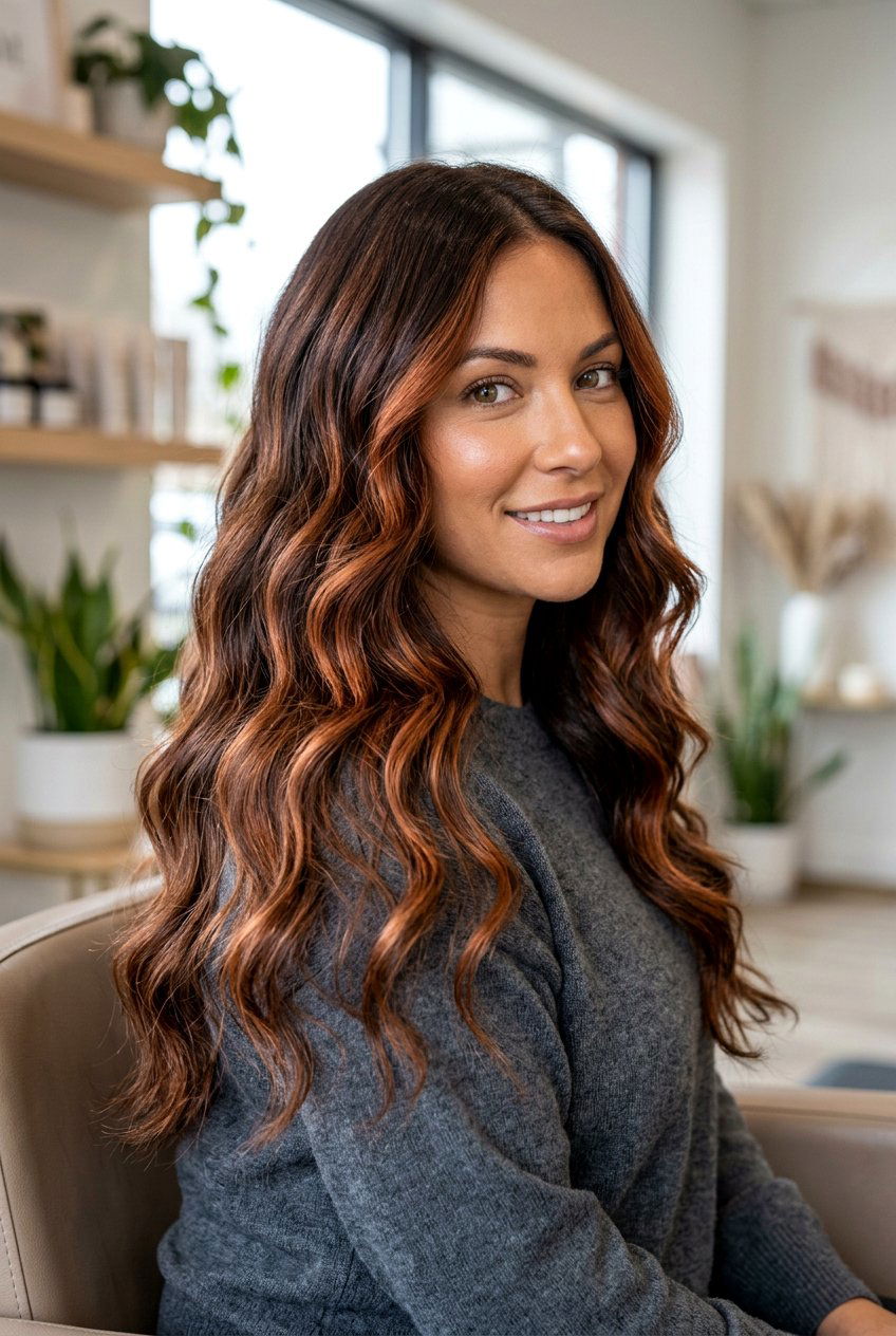 Hickory Brown with Copper Highlights - 20 hickory brown hair color - 20 hickory brown hair color