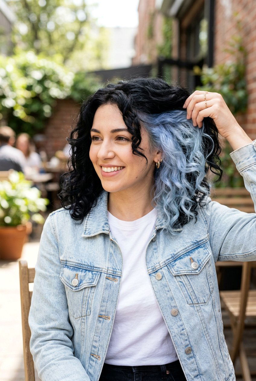 Hidden Pastel Blue Hair Color - 20 hidden pastel hair color - 20 hidden pastel hair color