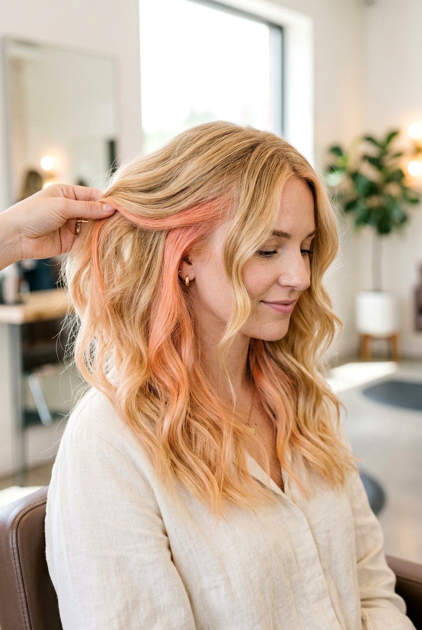 Hidden Pastel Peach Hair Color - 20 hidden pastel hair color - 20 hidden pastel hair color