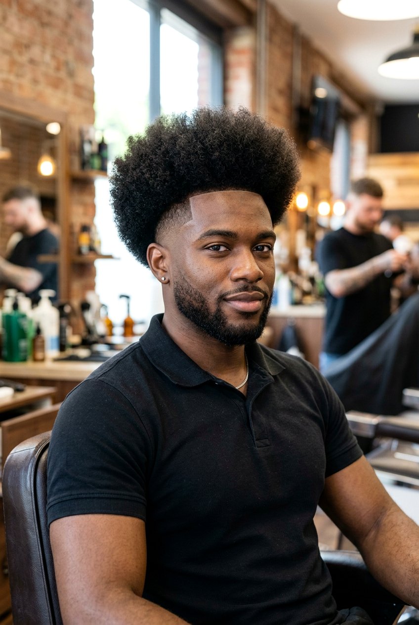 High Afro Taper With Line Up - 20 afro taper with line up - 20 afro taper with line up