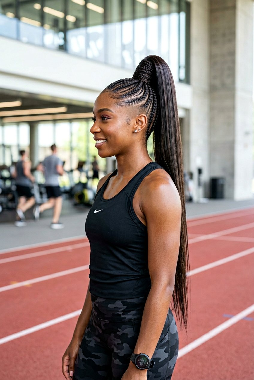 High Braided Mohawk Ponytail - 20 braided mohawk ponytail - 20 braided mohawk ponytail