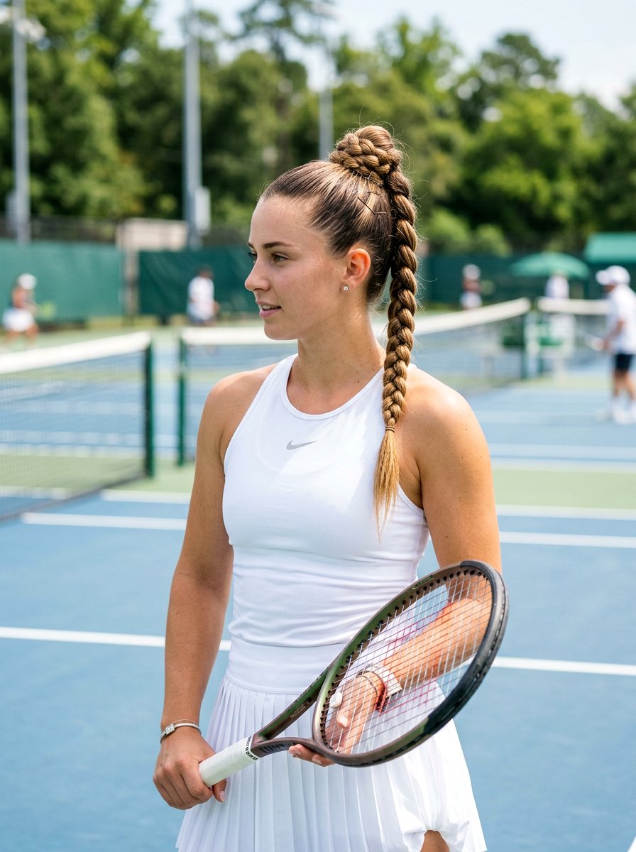 High Braided Ponytail Bun - 20 humidity proof bun hairstyle - 20 humidity proof bun hairstyle