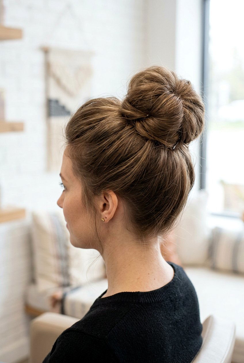 High Bun For Thin Hair - 20 high bun hairstyles - 20 high bun hairstyles