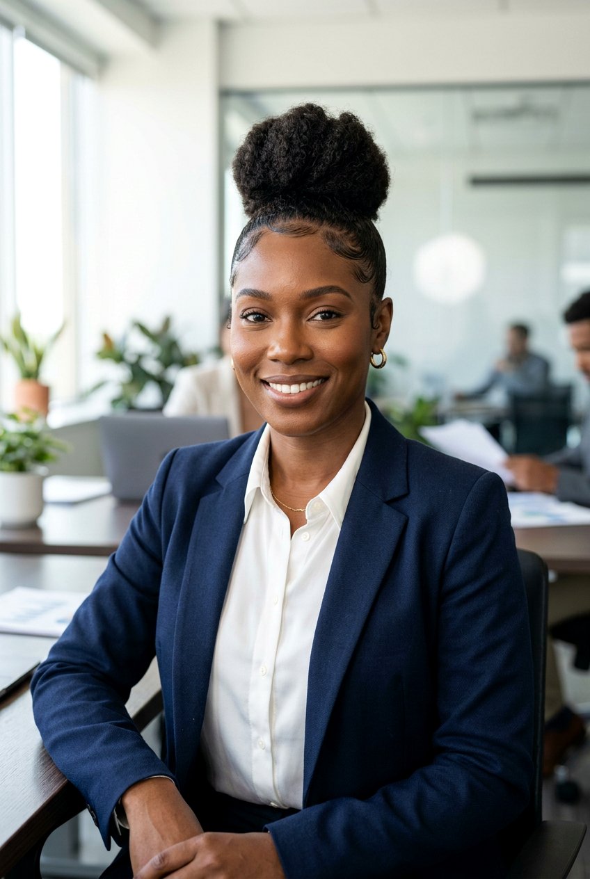 High Bun On Natural Hair - 20 black women natural hairstyle ideas - 20 black women natural hairstyle ideas