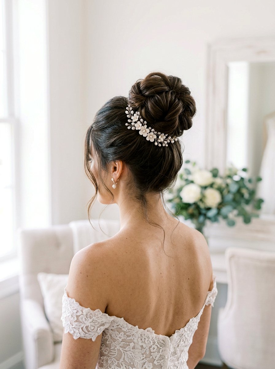 High Bun Wedding Hair Long Thick - 20 wedding hairstyles for long thick hair - 20 wedding hairstyles for long thick hair