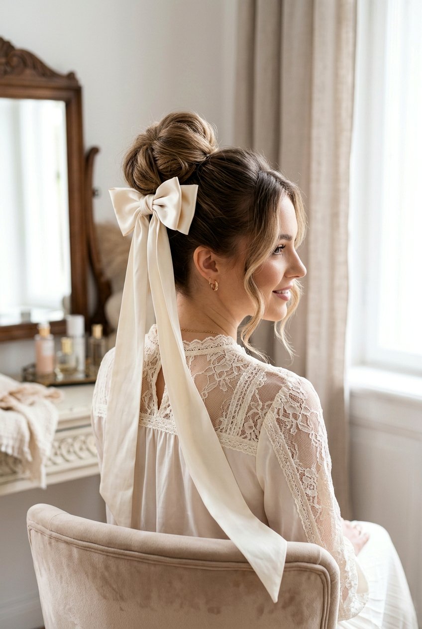 20 Ultra-Feminine Coquette Ribbon Hairstyle Ideas for You