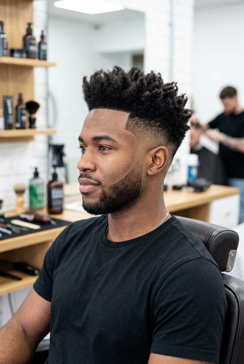 High Burst Fade - 20 burst fade haircut - 20 burst fade haircut