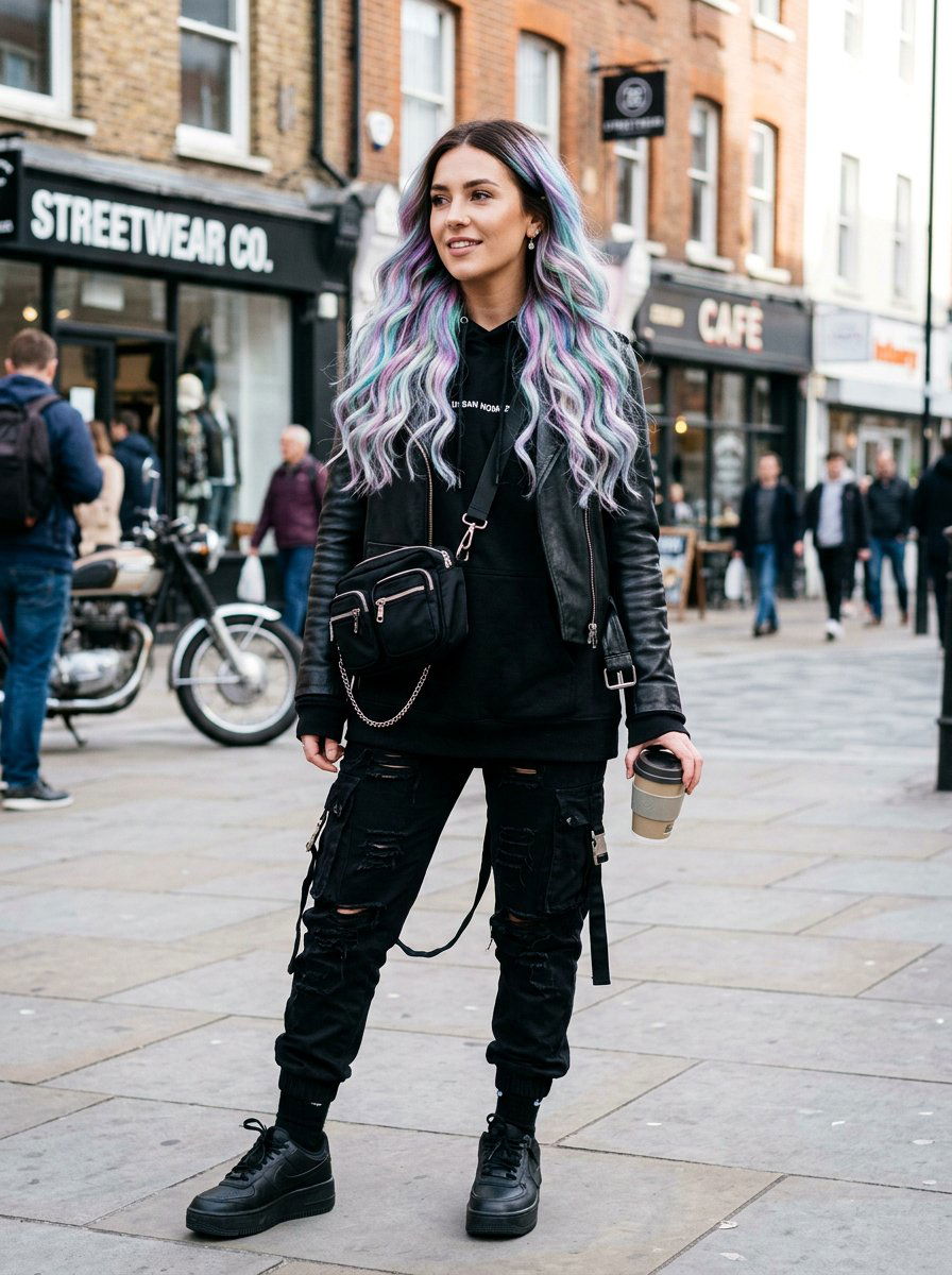 High Contrast Iridescent Pastel Balayage - 20 iridescent pastel balayage - 20 iridescent pastel balayage