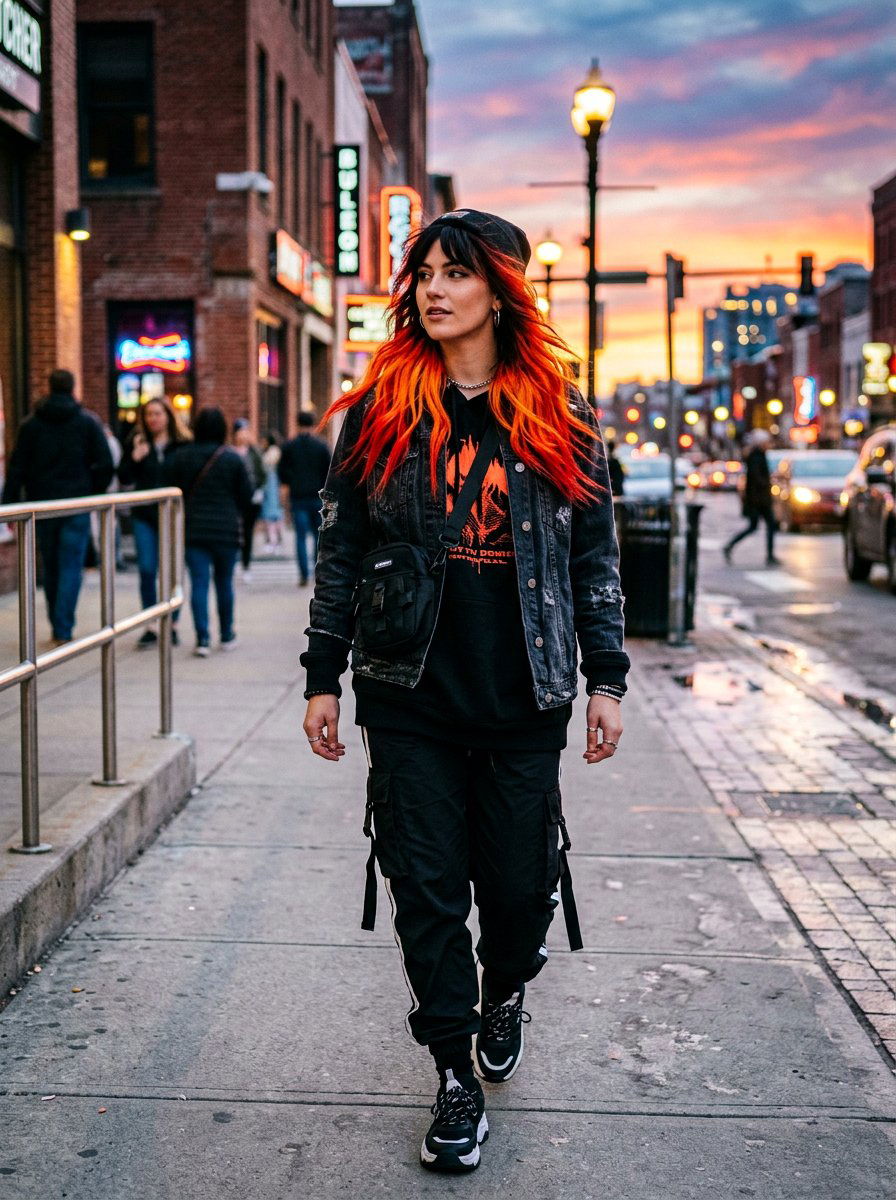 High Contrast Sunset Ombre - 20 sunset ombre hair color - 20 sunset ombre hair color