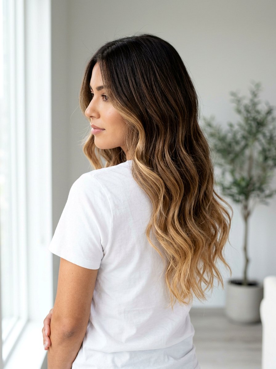 High Contrast Walnut Brunette Caramel Balayage - 20 walnut brunette with caramel balayage - 20 walnut brunette with caramel balayage