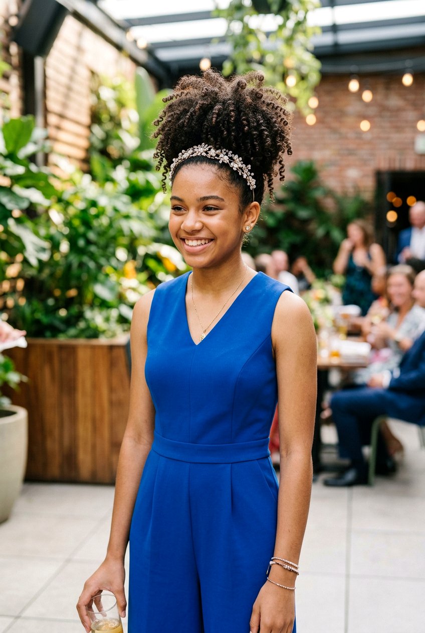 High Curly Pineapple Updo - 20 prom hairstyle for teenage girls with curls - 20 prom hairstyle for teenage girls with curls