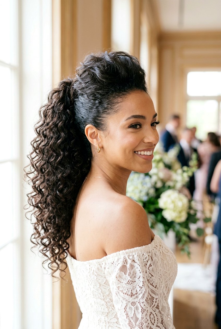 20 Gorgeous Homecoming Ponytail With Curls Ideas for Hoco