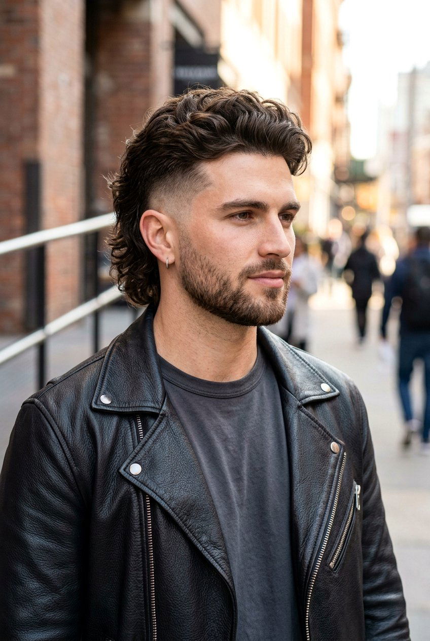 High Drop Fade Mullet For Wavy Hair - 20 men mullet fade for wavy hair - 20 men mullet fade for wavy hair