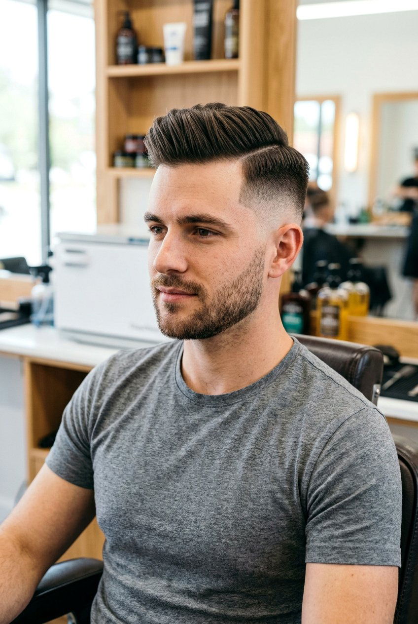 High Fade Comb Over - 20 comb over for thin hair men - 20 comb over for thin hair men