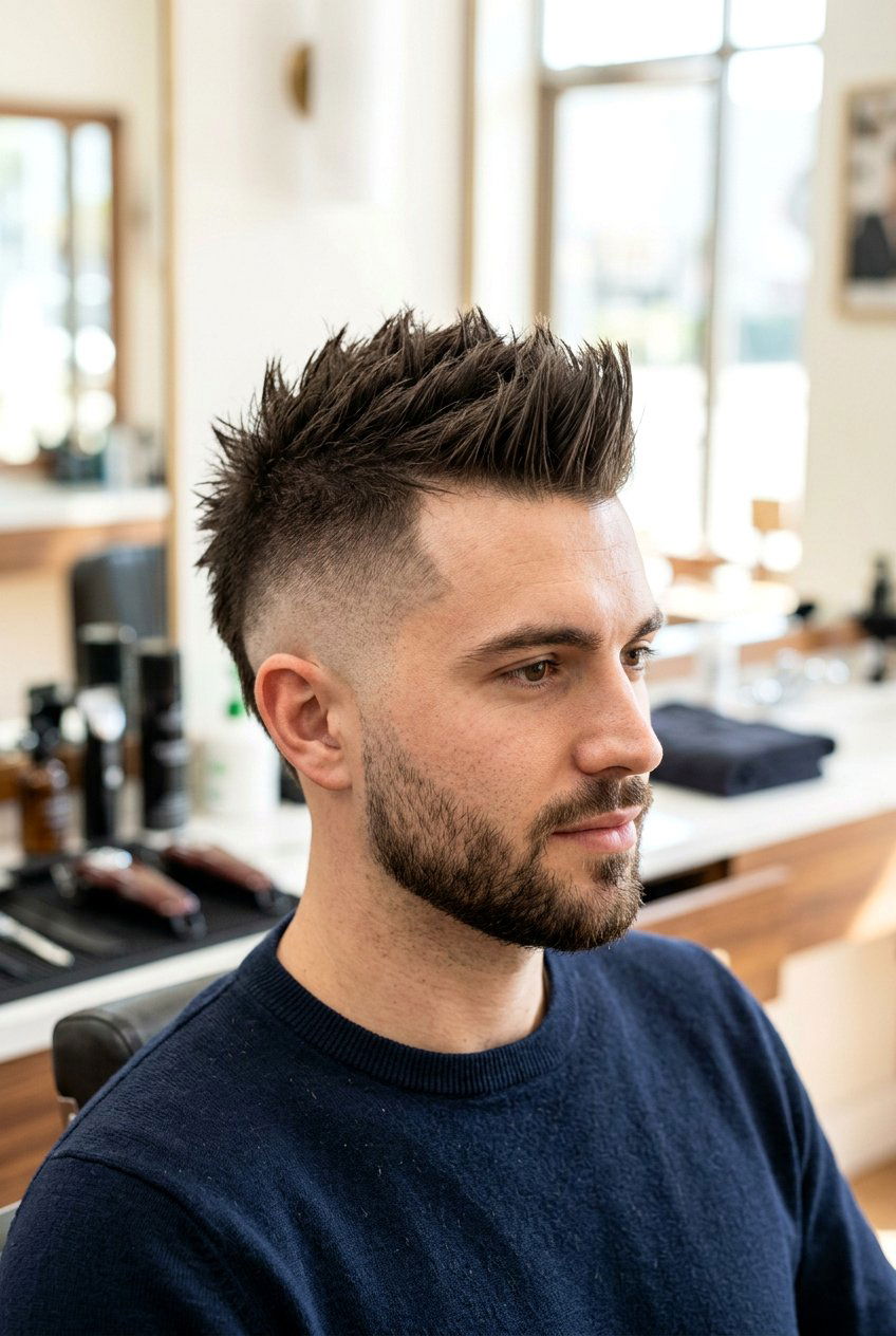 High Fade Faux Hawk - 20 high fade haircut - 20 high fade haircut