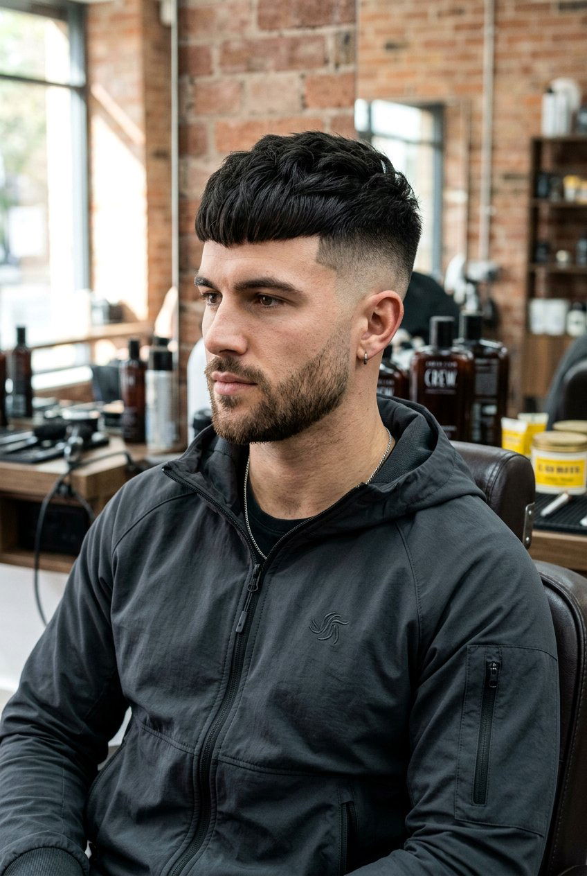 20 Sharp French Crop for Thick Straight Hair Men Cuts Today