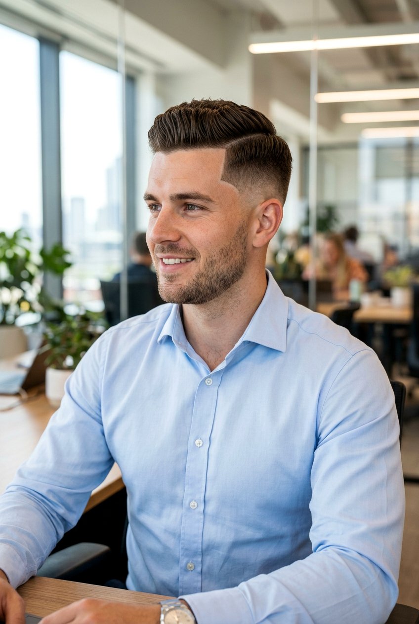 High Fade Haircut - 20 men professional haircut for office - 20 men professional haircut for office