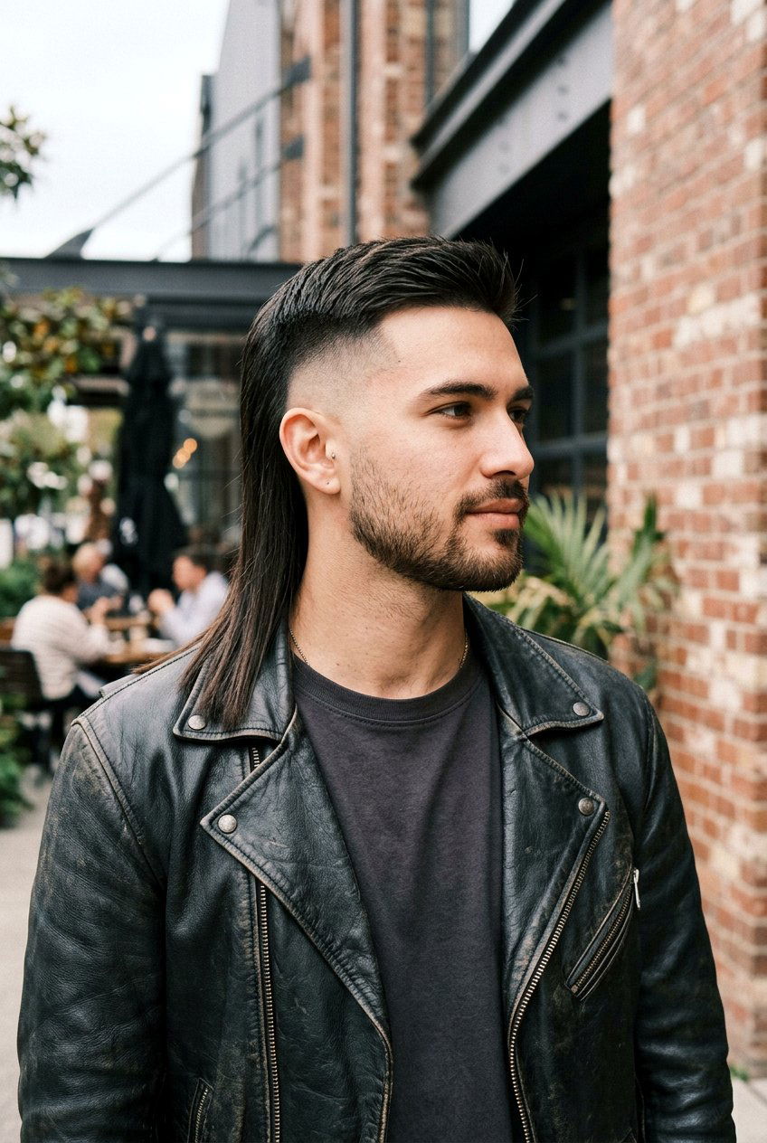 High Fade Mullet - 20 mullet fade for straight hair men - 20 mullet fade for straight hair men
