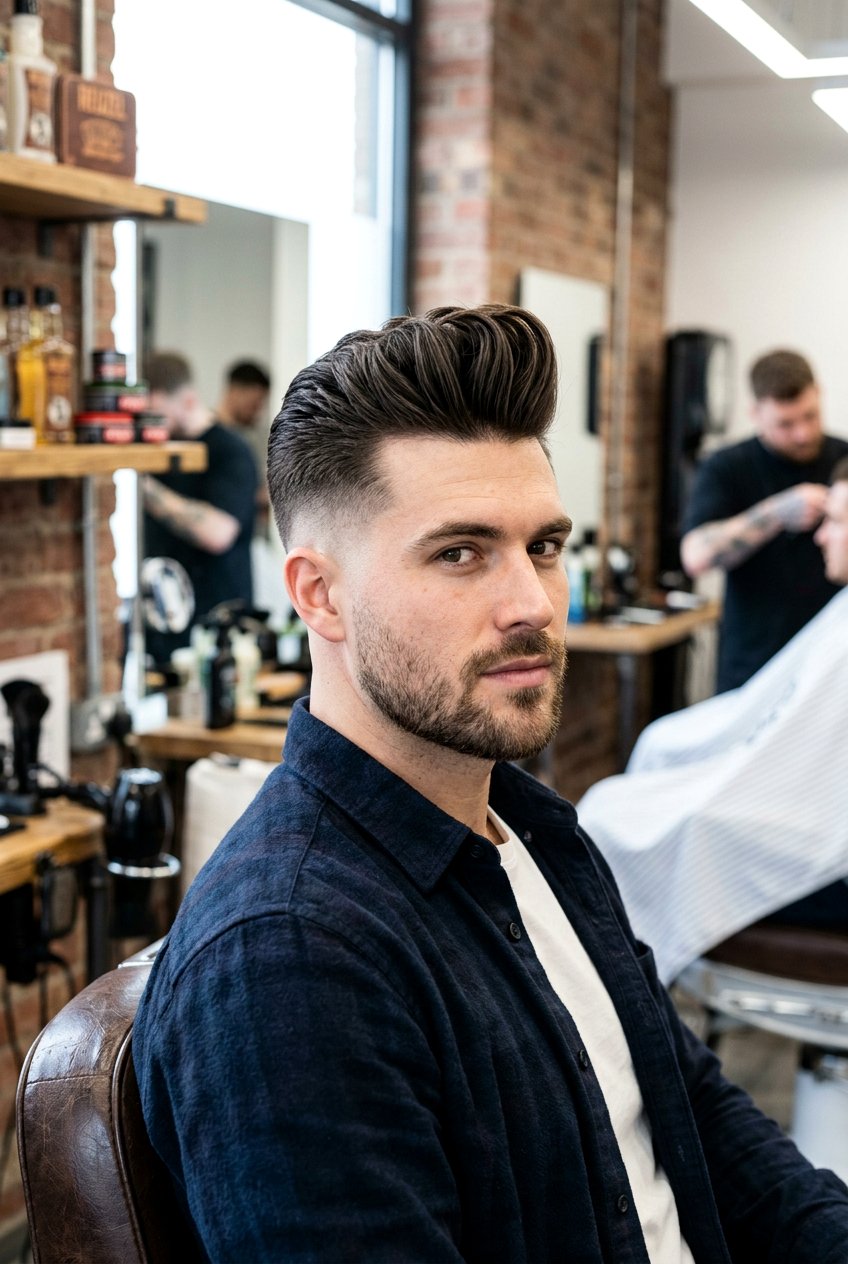 High Fade Pompadour - 20 high fade haircut - 20 high fade haircut