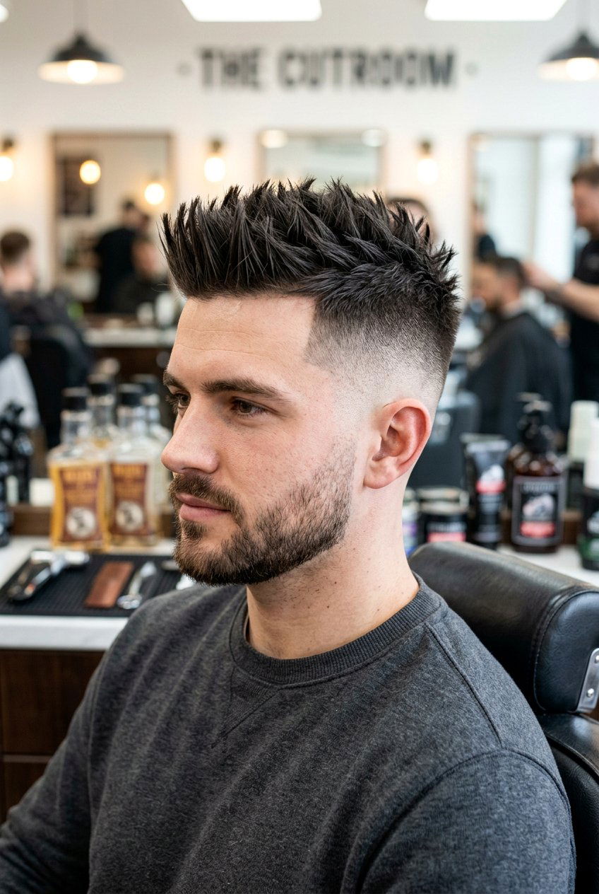 High Fade Spiky Hair - 20 high fade haircut - 20 high fade haircut
