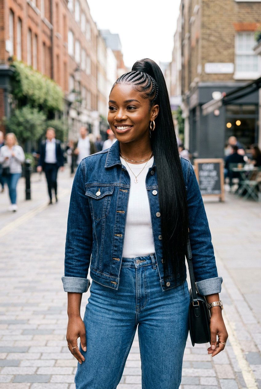 High Feed In Braids Ponytail - 20 feed in braids ponytail - 20 feed in braids ponytail