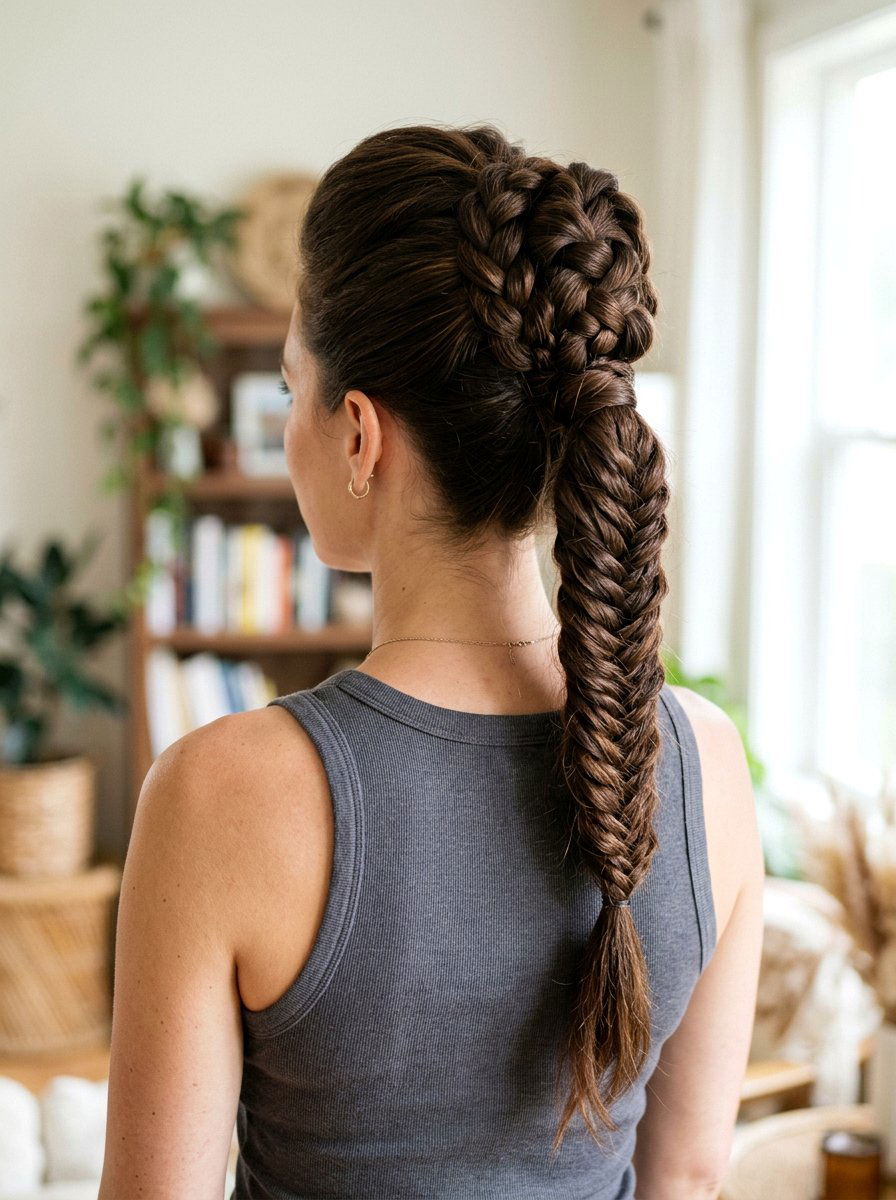 High Infinity Braid Ponytail - 20 infinity braid ponytail hairstyle - 20 infinity braid ponytail hairstyle