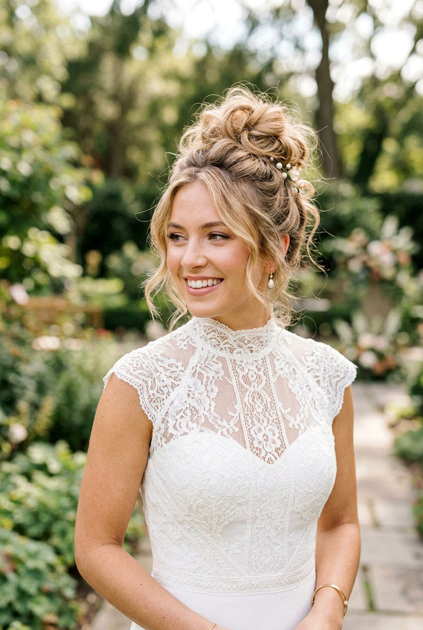 20 Gorgeous Bridal Hairstyle With Soft Tendrils For Brides