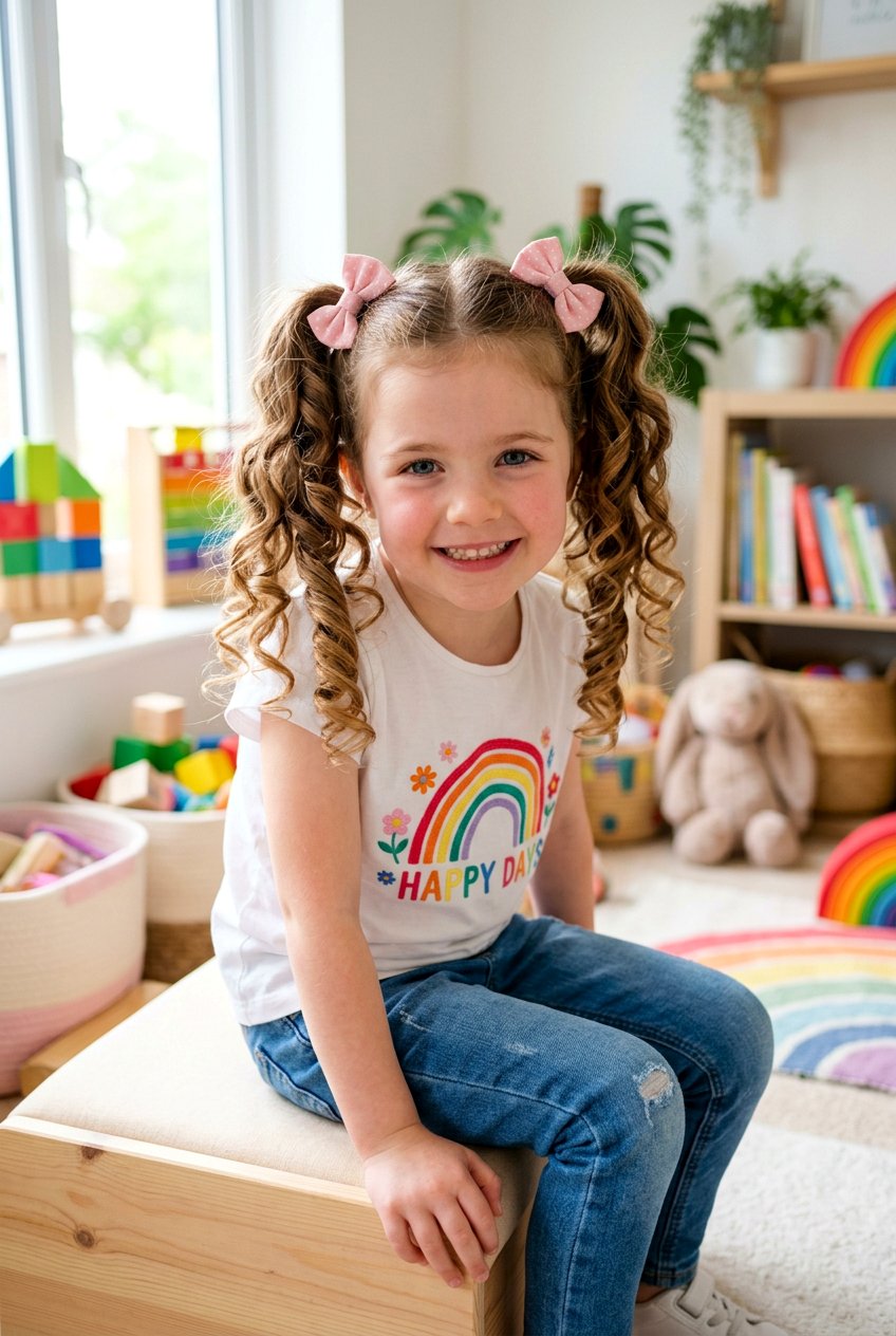High Pigtail Curls For Girls - 20 pigtail curls for girls - 20 pigtail curls for girls