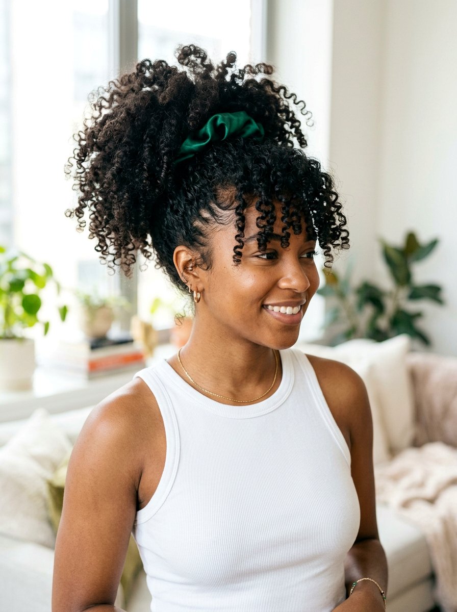 High Pineapple Curly Ponytail - 20 humidity proof curly ponytail - 20 humidity proof curly ponytail