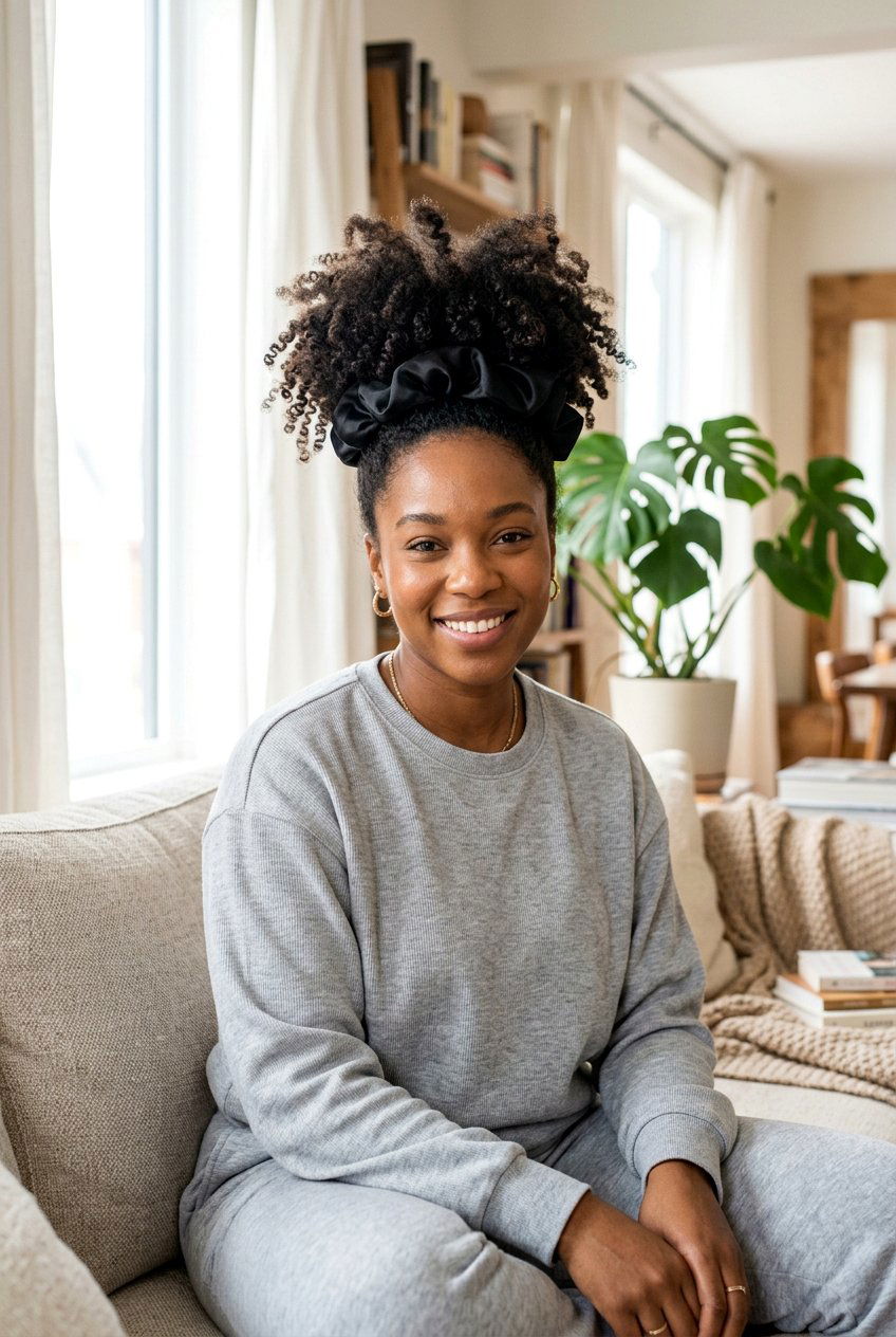 High Pineapple Natural Hair - 20 overnight stretch hairstyle for natural hair - 20 overnight stretch hairstyle for natural hair