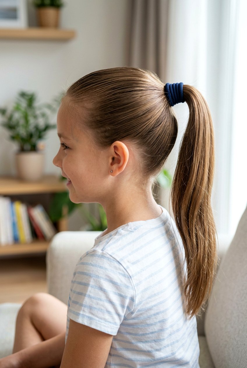 High Ponytail - 20 simple hairstyles for girls - 20 simple hairstyles for girls