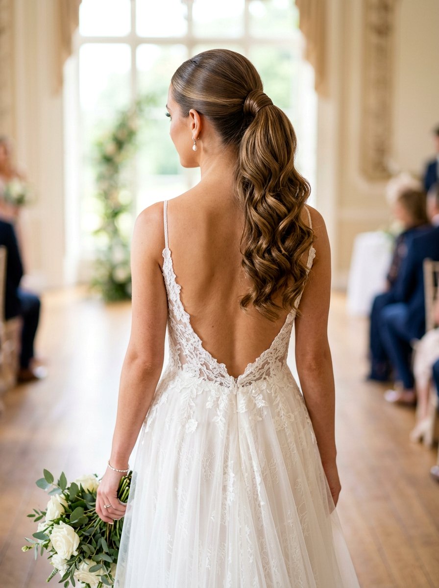 High Ponytail - 20 wedding hairstyles for courthouse ceremony - 20 wedding hairstyles for courthouse ceremony