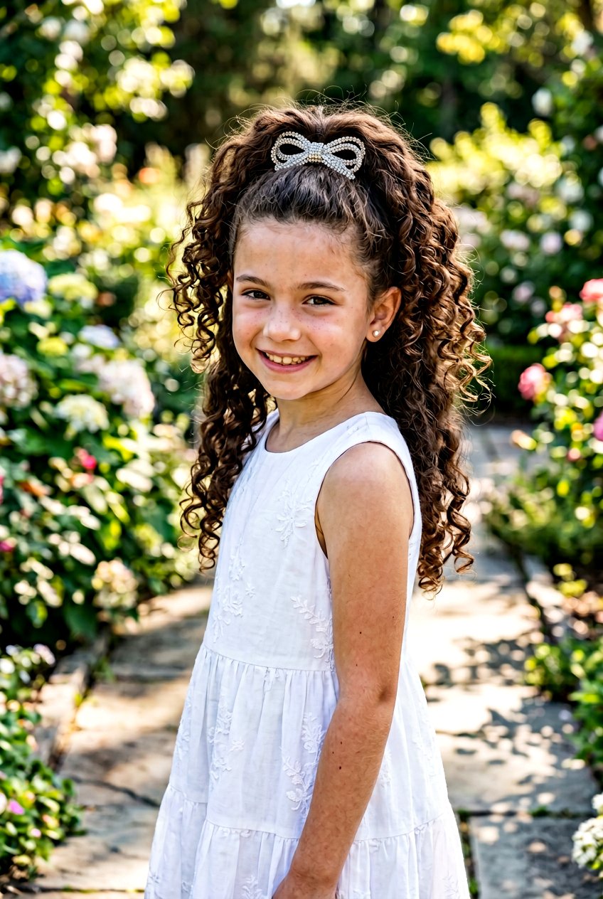 High Ponytail Curls For Girls - 20 pageant curls for girls - 20 pageant curls for girls