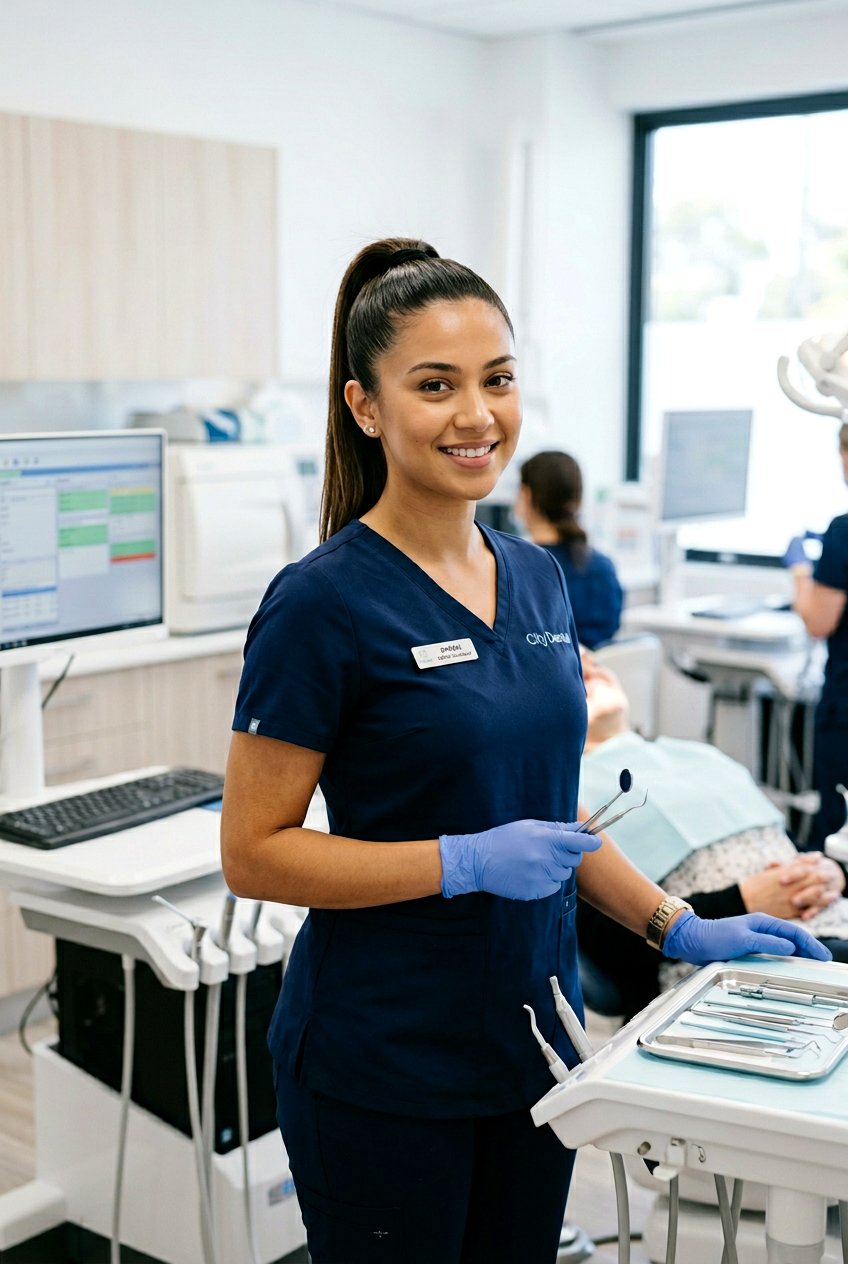 High Ponytail For Dental Assistants - 20 dentist office hairstyles - 20 dentist office hairstyles