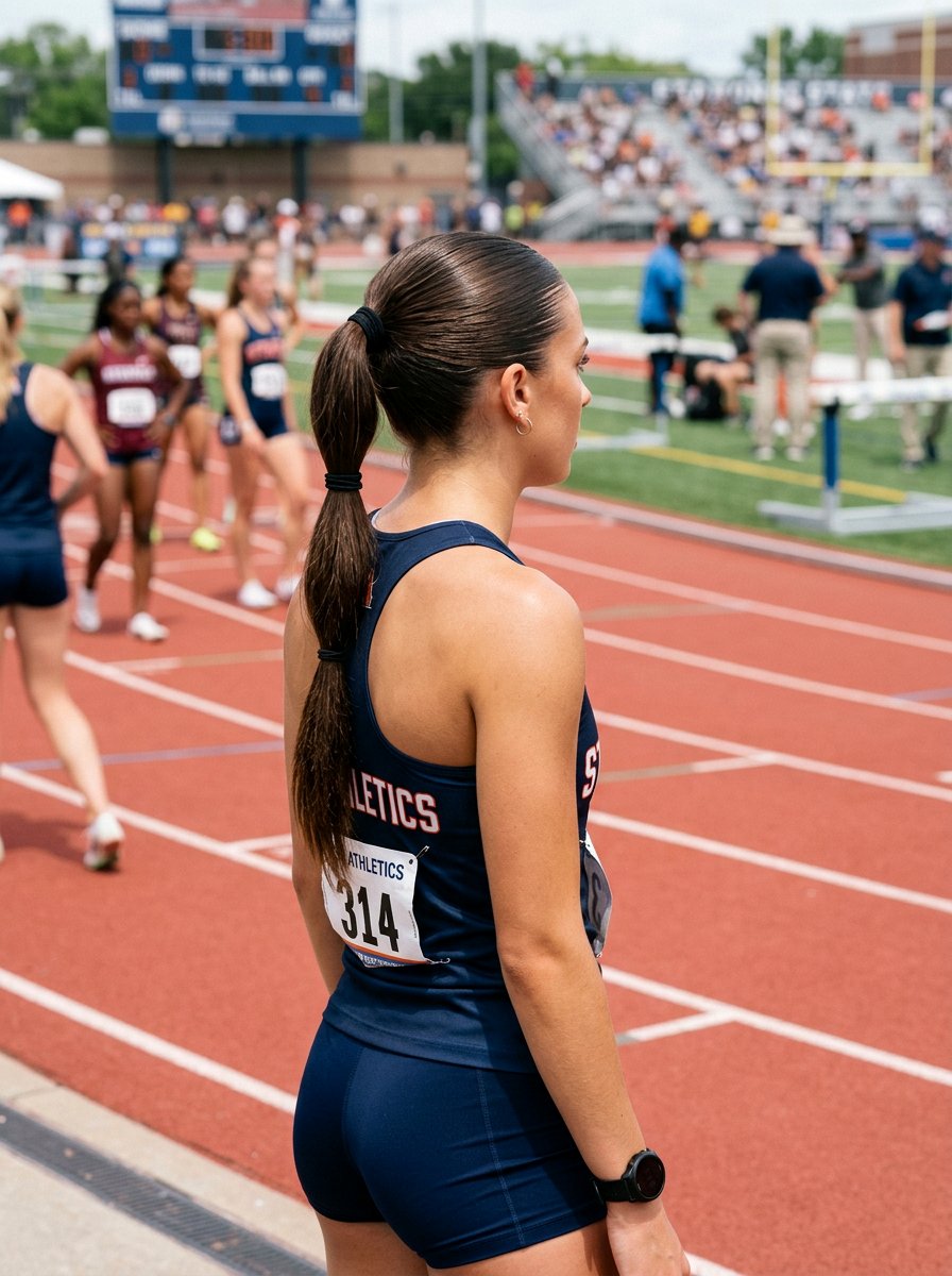 High Ponytail For Track Meet - 20 track meet hairstyles - 20 track meet hairstyles