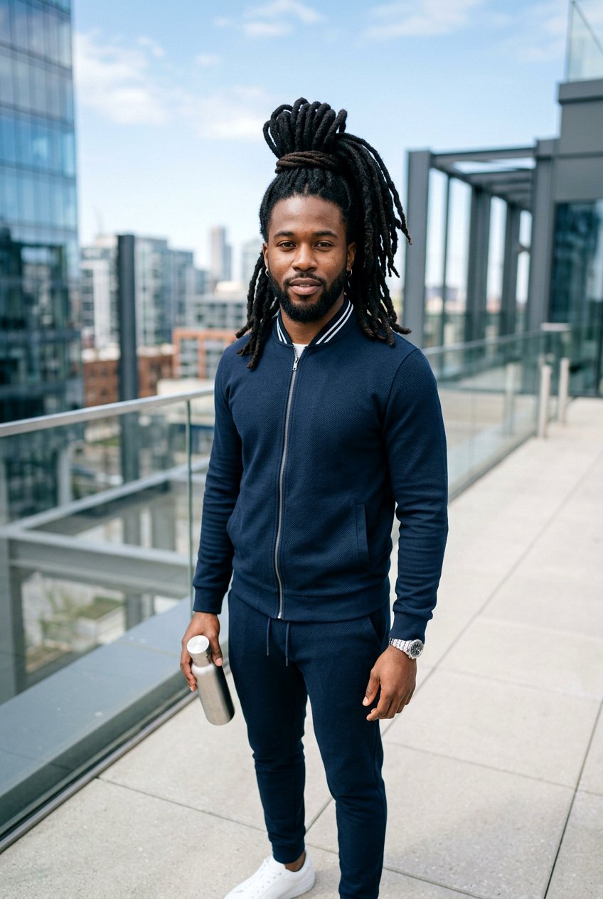 High Ponytail Locs - 20 long loc styles for black men - 20 long loc styles for black men